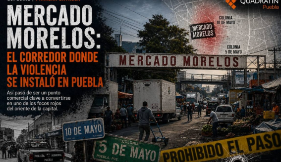 Mercado Morelos: The corridor where violence took hold in Puebla